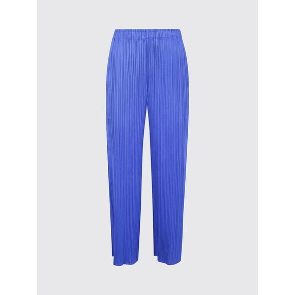 Pleats Please Issey Miyake Pants Woman Blue